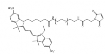ɹȾCy3-PEG-maleimide/Ҷ-RղL:555nm l(f)䲨L:570nm