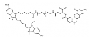 ɹȾCy5-PEG-Folate/Ҷ-~ᣬȷDMSO