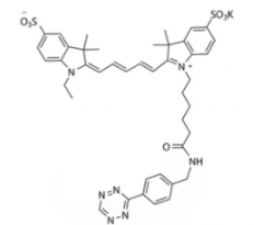 ɹȾdiSulfo Cy5-TetrazineˮCy5-l(f)l(f)䲨L(zhng)Ex/Em(nm) 648/662