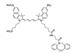 ˮɹȾtriSulfo-Cy5.5 DBCO/h(hun)Ȳl(f)l(f)䲨LEx/Em(nm) 673/691