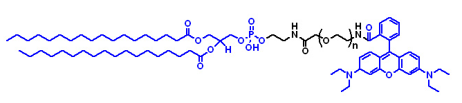 DSPE-PEG-Rhodamine Ӳ֬֬Ҵ-PEG-_ DSPE-PEG-RBĸY(ji)(gu)ʽ