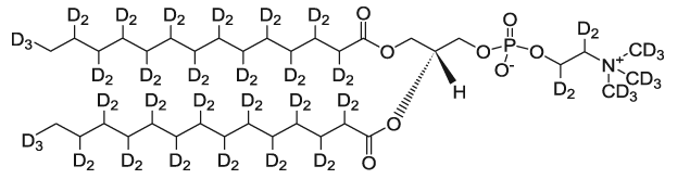 14:0 PC-d67|1,2-dimyristoyl-d54-sn-glycero-3-phosphocholine-1,1,2,2-d4-N,N,N-trimethyl-d9 ֬