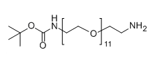 BOC-NH-PEG11-NH2890091-42-6t-Boc-N-amido-PEG12-Amine