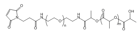Mal-PEG-PLA(8K)R-Ҷ-(8K)Maleimide-PEG-Polylactic acid(8K)