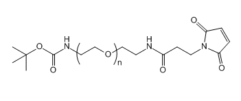 Boc-NH-PEG-Mal嶡ʻ--Ҷ-R(li)Boc-NH-PEG-Maleimide