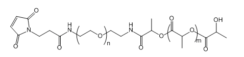 MAL-PEG-PLA(2K)R-Ҷ-(2K)Maleimide-PEG-Polylactic acid(2K)