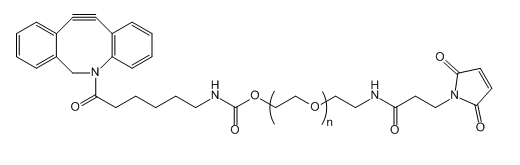 DBCO-PEG-Malh(hun)Ȳ-Ҷ-RDibenzocycolctyne-PEG-Maleimide