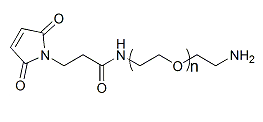 Mal-PEG-NH2R-Ҷ-Maleimide-PEG-Amine