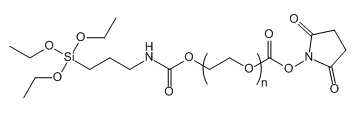 Silane-PEG-SC-Ҷ-Silane-PEG-Succinimidyl ester