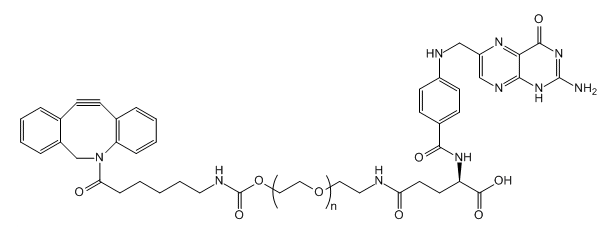 DBCO-PEG-FAh(hun)Ȳ-Ҷ-~᣻Dibenzocycolctyne-PEG-Folic Acid