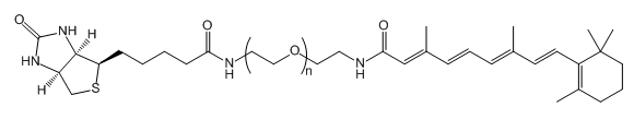 Biotin-PEG-Tretinoin-Ҷ-ȫʽS᣻Biotin-PEG-Retinoic acid