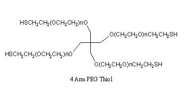 4-Ҷ- 4 arm-PEG-SH | 4 arm PEG-Thiol