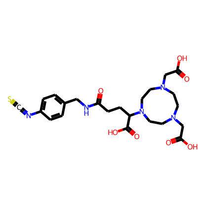 p-NCS-benzyl-NODA-GA	 